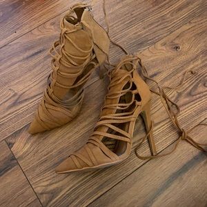 Shoe Republic Tan Heels